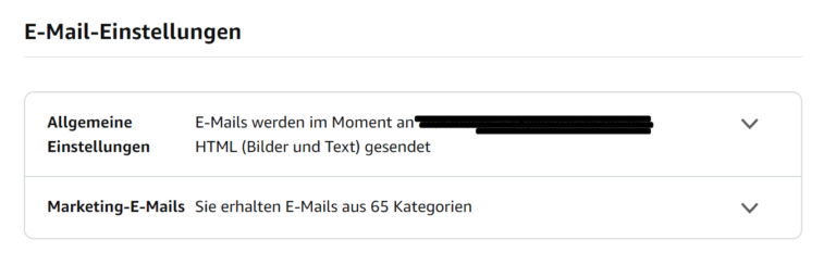 Amazon Werbemails deaktivieren - Haton.net