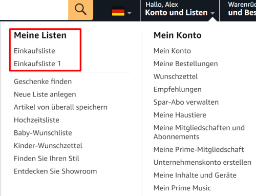 Amazon Einkaufslisten Erstellen - Haton.net